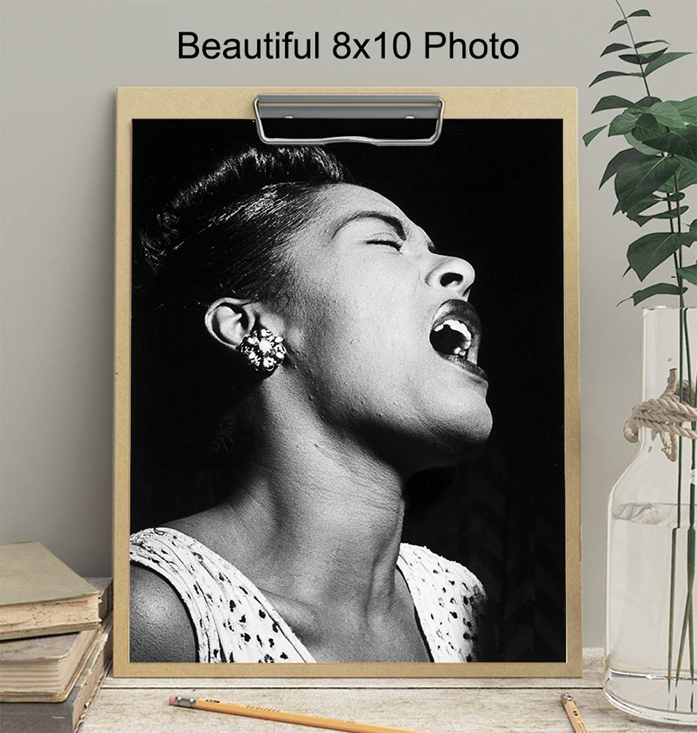 Amazon.com: Billie Holiday Poster - Black African American Wall